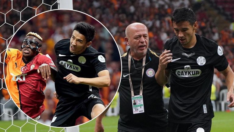 Osimhen ile kafa vuruşunda yaralandı! Rizesporlu Alikulov’dan kötü haber…