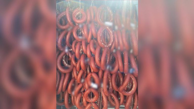 2,4 ton sosis imha edilerek halk sağlığı riske atıldı