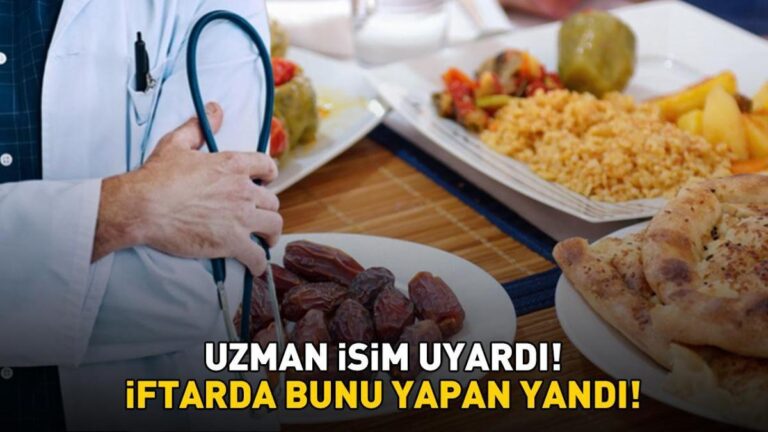 Iftar bunu yaktı! Uzman, adın üstünde uyardı: midenin sağlığını ciddi şekilde etkileyebilir